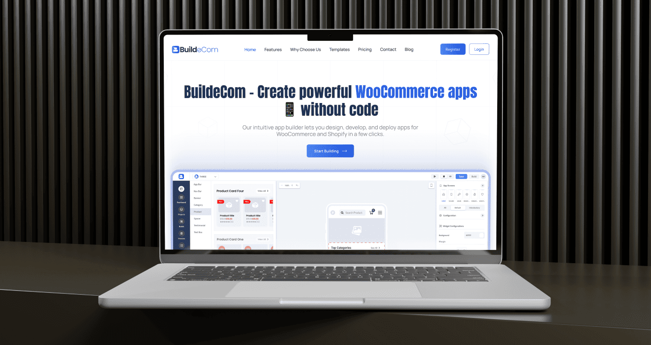 BuildeCom - No-Code WooCommerce Mobile App Builder