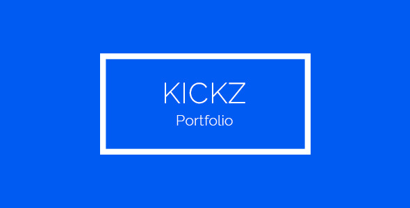 Kickz - Portfolio HTML Template