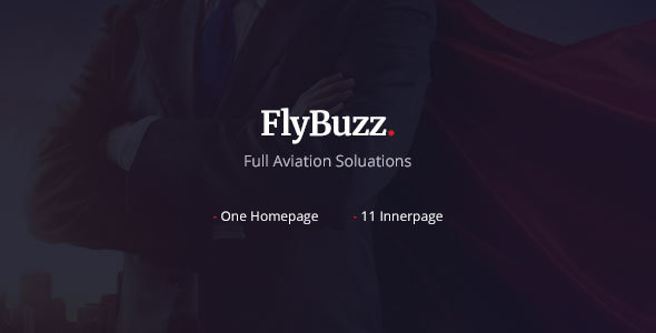 FlyBuzz - Aviation Business PSD Templates