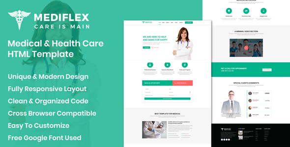 Mediflex - Medical Doctor & Health Care HTML Template
