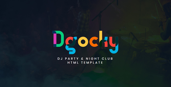 Dgocky – DJ Party & Night Club HTML Template