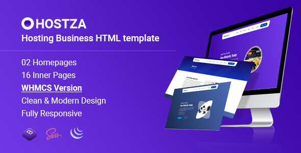 HostZa - WebHosting Business HTML Template