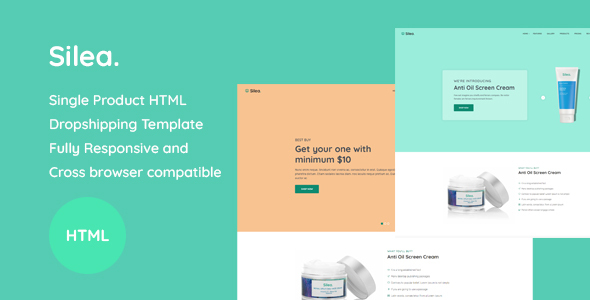 Silea - Onepage Product Landing HTML Template