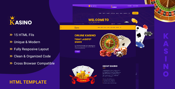 Kasino - Casino HTML Template